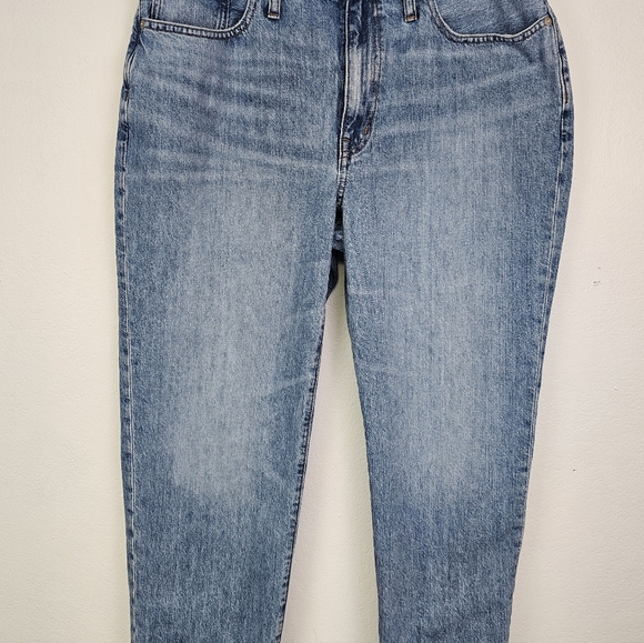 Madewell The Slouchy Boyjean High Rise Relaxed Jeans Rubyvale Wash Sz 32 EUC - Picture 4 of 12